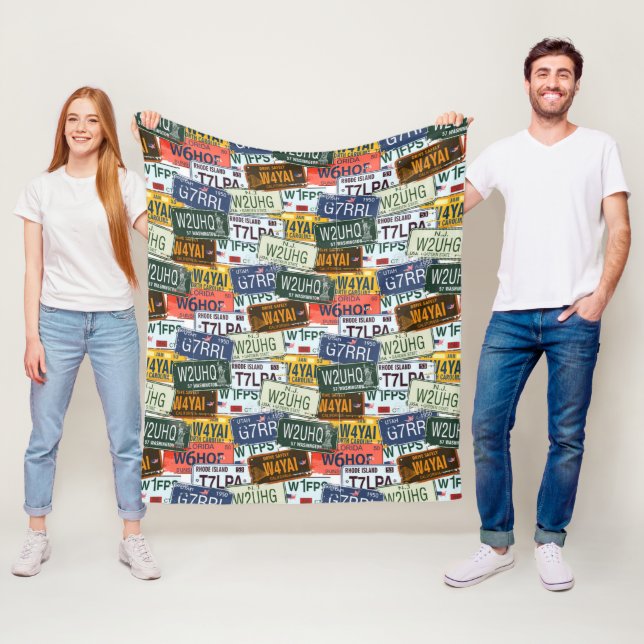 Manta Polar Placas clasificadas del coche (In situ)