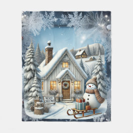 Manta Polar Placas únicas de papel de verano vintage