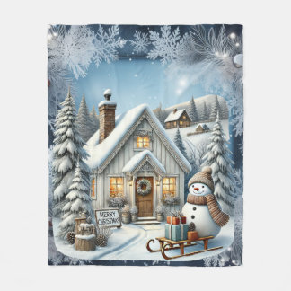 Manta Polar Placas únicas de papel de verano vintage