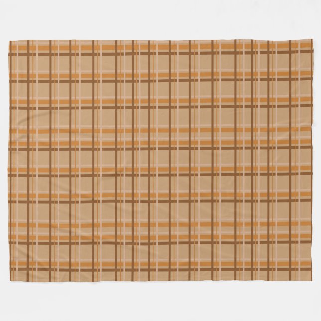 Manta Polar Plaid de otoño (Frente (Horizontal))