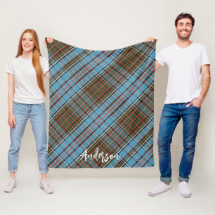 Manta Polar Plaid Rustic Anderson Farmhouse Tartan