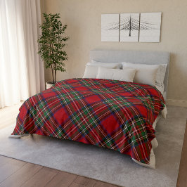Manta Polar Plaid Rustic Stewart Tartán