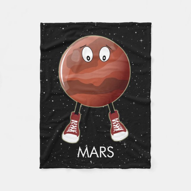Manta Polar Planeta Mars & Stars (Anverso)