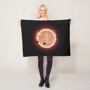 Manta Polar Planetas Transitando Estrella De Enano Rojo En Tra