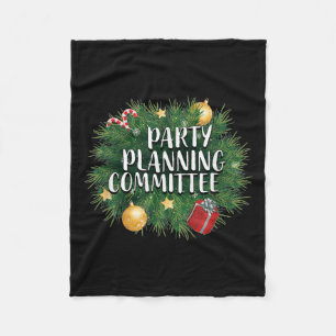 Manta Polar Planificación de la fiesta de Navidad Tees y ropa 