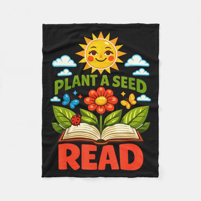 Manta Polar Plant a seed read reader book library funny mom (Anverso)