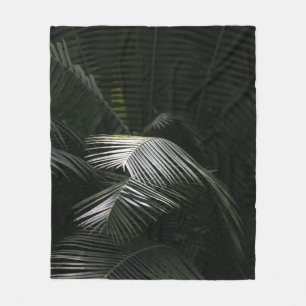 MANTA POLAR PLANTA DE HOJAS VERDE