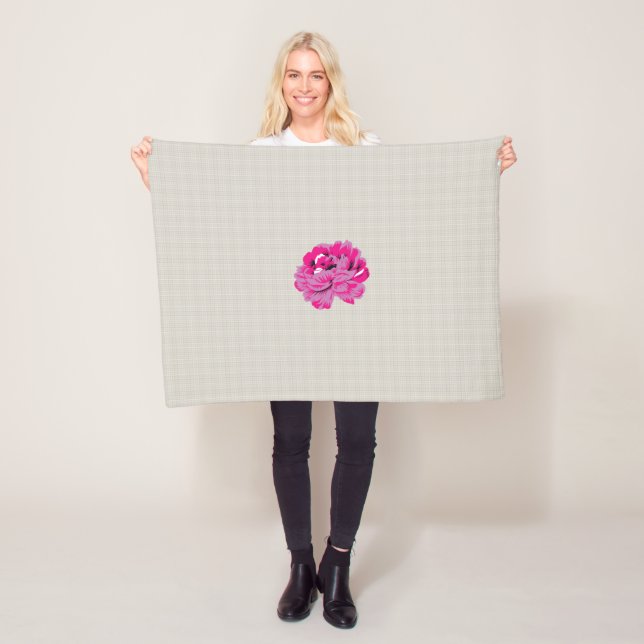 Manta Polar planta, flor, pétalo, rosa, magenta, fuente, patró (In situ)