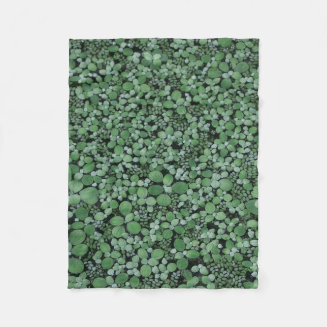 Manta Polar Planta verde arbolada (Anverso)