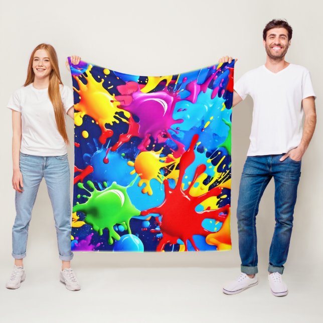 Manta Polar Plantas de pintura vibrantes: una instrucción de c (In situ)