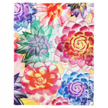 Plantas suculentas creativas acuarela artística