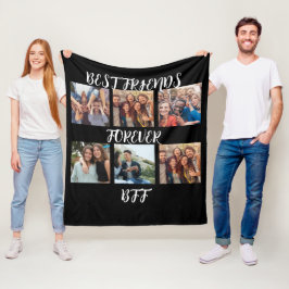 Manta Polar Plantilla de fotografía personalizada "Best Friend