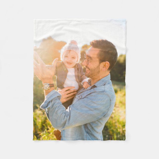 Manta Polar Plantilla fotográfica blanda (Anverso)