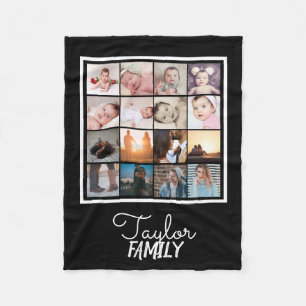 Manta Polar Plantilla personalizada de colección de fotos de 1