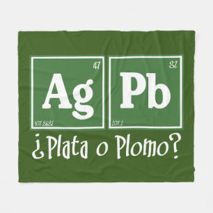 Manta Polar Plata o plomo