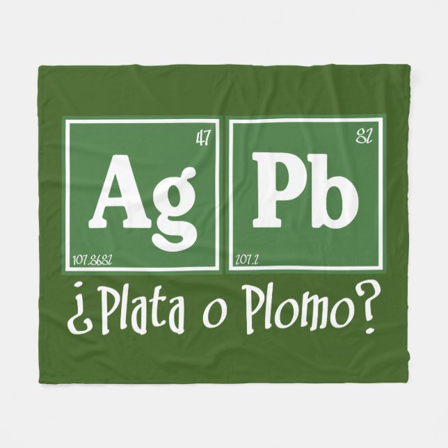 Manta Polar Plata o plomo (Frente (Horizontal))