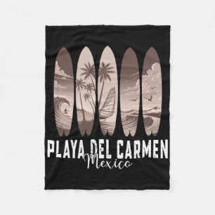 Manta Polar Playa Del Carmen México Tabla De Surf Hombres Muje