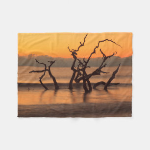 Manta Polar Playa Driftwood al amanecer Jekyll Island Georgia