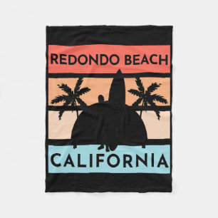Manta Polar Playa Redondo California Surf Verano Vacaciones Vi