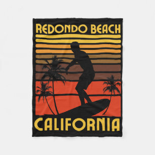 Manta Polar Playa Redondo California Surf Verano Vacaciones Vi