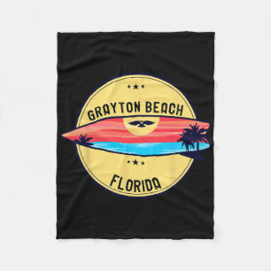 Manta Polar Playa Retro Grayton Florida Surfing de Playa