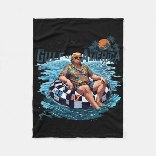 Manta Polar Playa Retro Vintage 20 Del Golfo De Estados Unidos