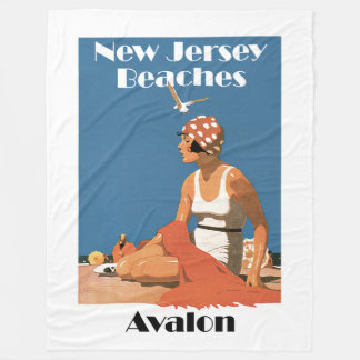 Manta Polar Playas de Nueva Jersey ~ Avalon