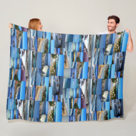 Manta Polar Playas En Un Collage de fotos,