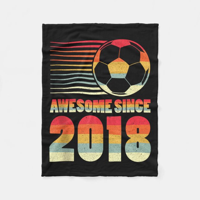Manta Polar Playera sin mangas para el 8º cumpleaños de fútbol (Anverso)