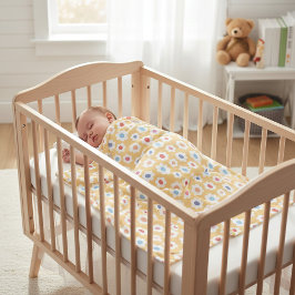 Manta Polar Playful Daisy Ditsy Print Baby Toddler Blanket