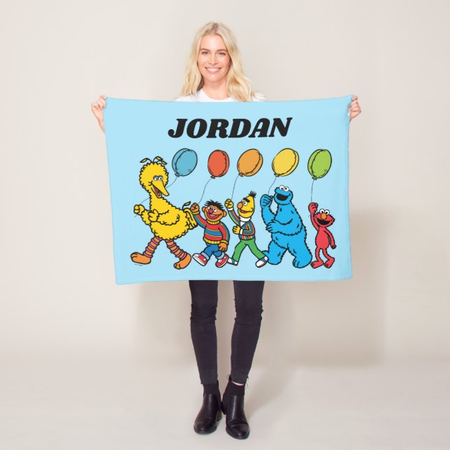 Manta Polar Plaza Sésamo | Globos Fiestas (In situ)