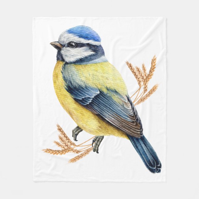 Manta Polar Plumas de oro (Anverso)