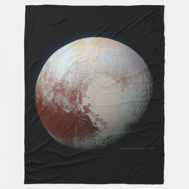 Manta Polar Plutón - el planeta enano más grande (Anverso)
