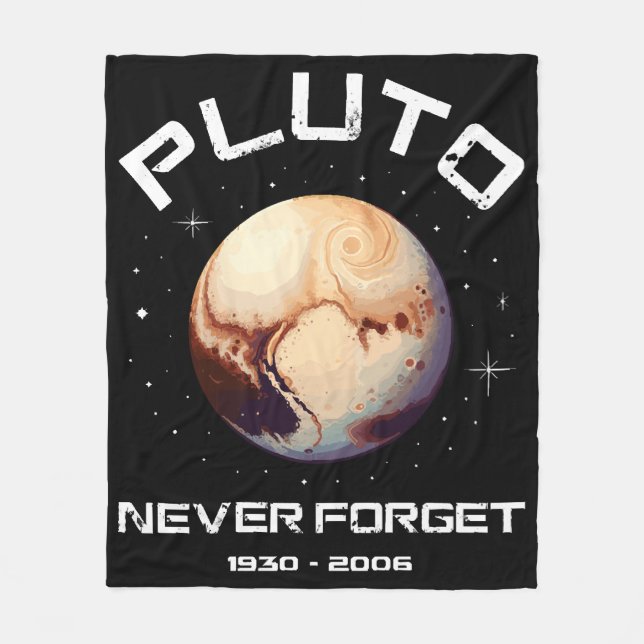 Manta Polar Plutón Nunca Olvides (Anverso)