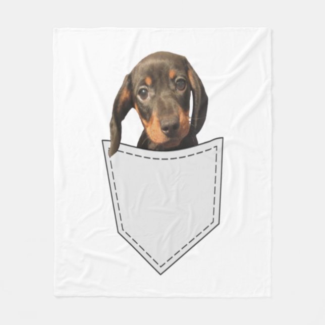Manta Polar Pocket Dog Dachshund (Anverso)
