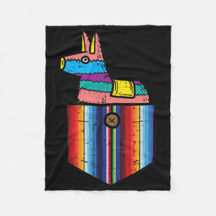 Manta Polar Pocket Pinata Serape Cinco De Mayo Fiesta Mexicana