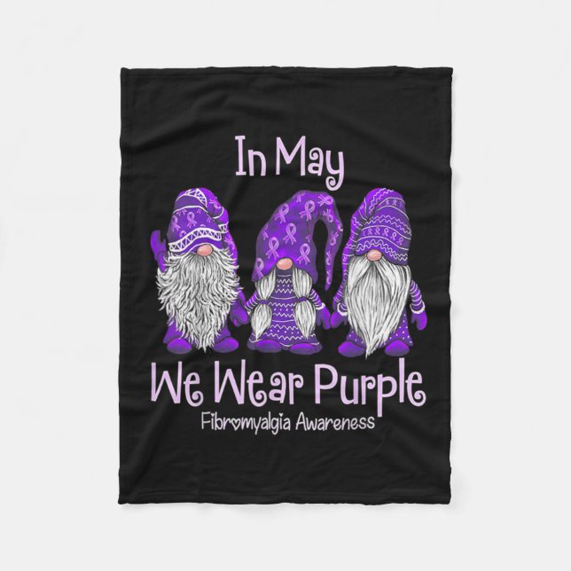 Manta Polar ¿Podemos Usar Púrpura Para Concienciar A La Fibrom (Anverso)