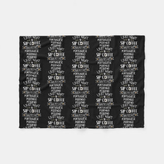 Manta Polar Podengo Pequeno Gift Sip Mascota de café M