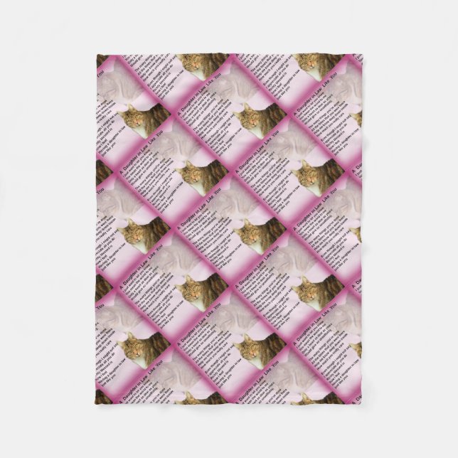 Manta Polar Poema de la nuera de los gatos (Anverso)