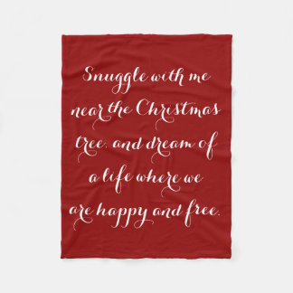Manta Polar Poema de Navidades sensoriales