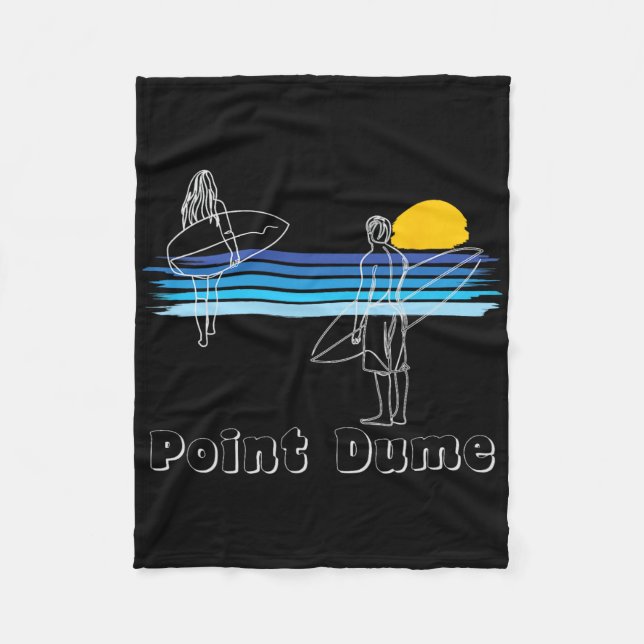 Manta Polar Point Dume Surfing Beach Surf Guy Girl  (Anverso)