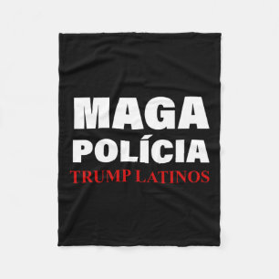 Manta Polar Polícia Trump Latinos Apparel