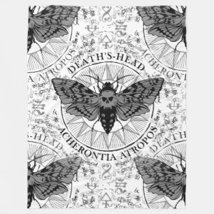 Manta Polar polilla de la cabeza de muerte