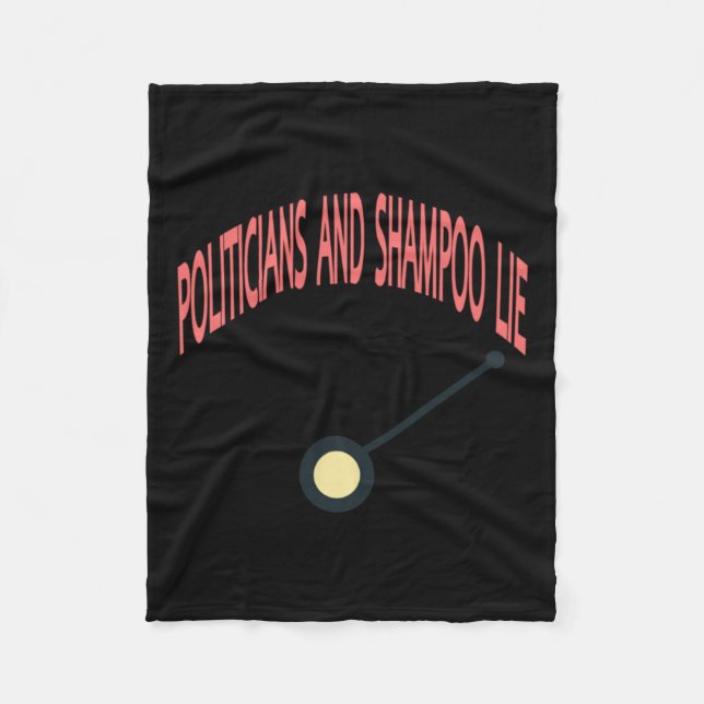 Manta Polar Políticos Y Shampoo Mie (Anverso)
