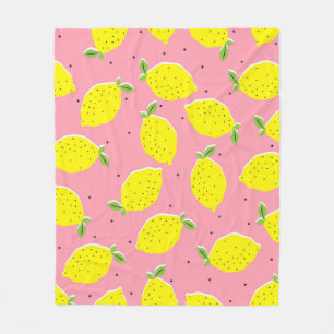 Manta Polar Polka rosa caótica de los lémulos: patrón cítrico