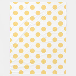 Manta Polar Polkadots amarillos