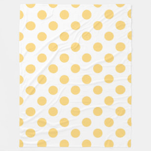 Manta Polar Polkadots amarillos
