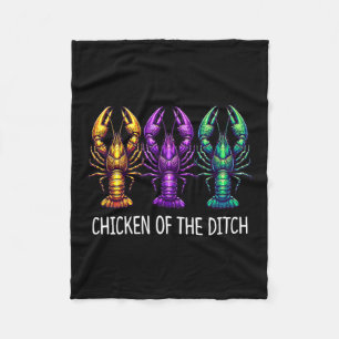 Manta Polar Pollo De La Pechuga - Mardi Gras Cajun Crawfish -