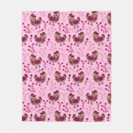 Manta Polar Pollos de carne