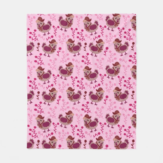 Manta Polar Pollos de carne (Anverso)